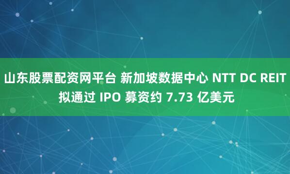 山东股票配资网平台 新加坡数据中心 NTT DC REIT 拟通过 IPO 募资约 7.73 亿美元